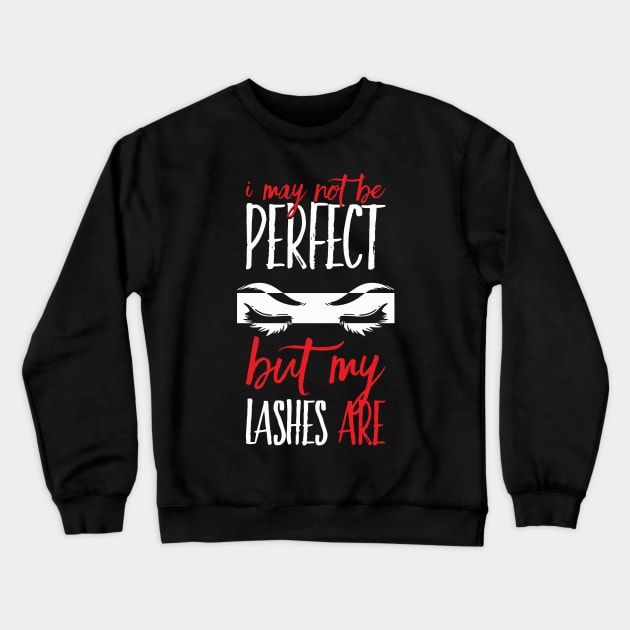 Makeup Artist: Perfect Lashes Crewneck Sweatshirt by maxdax